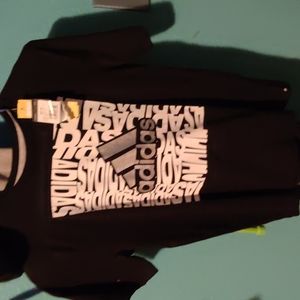NWT Adidas t shirt,black and white